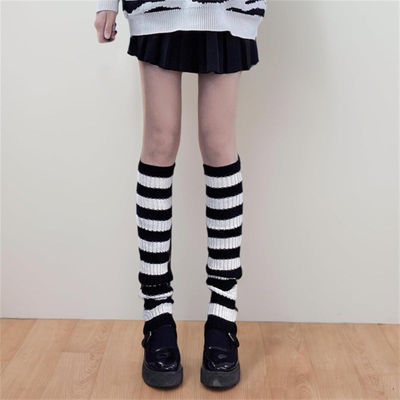 Insdark Goth Leg Warmers Women Japanese Gothic Y2k Harajuku Grunge Emo Punk 80s - Image 3
